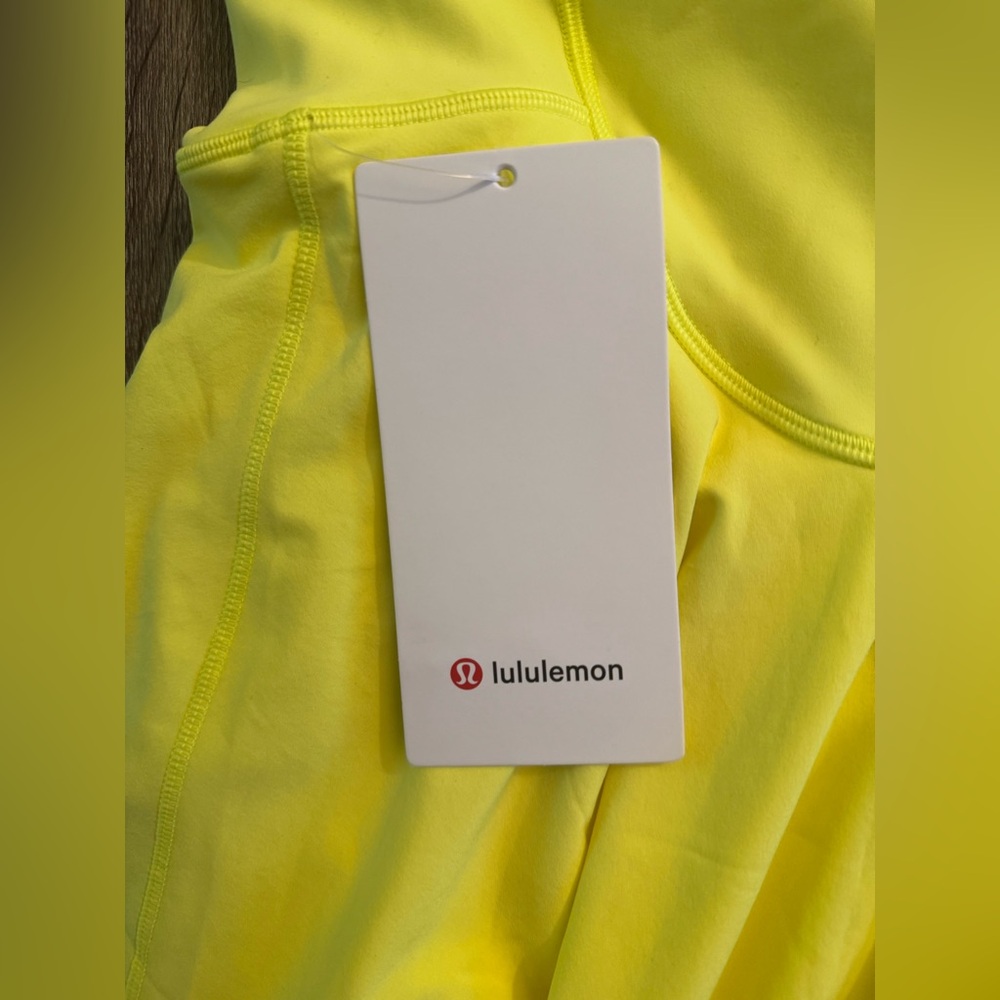New with tags Lululemon Court crush dress, yellow, size 8.Electric lemon.Tennis - Picture 6 of 12